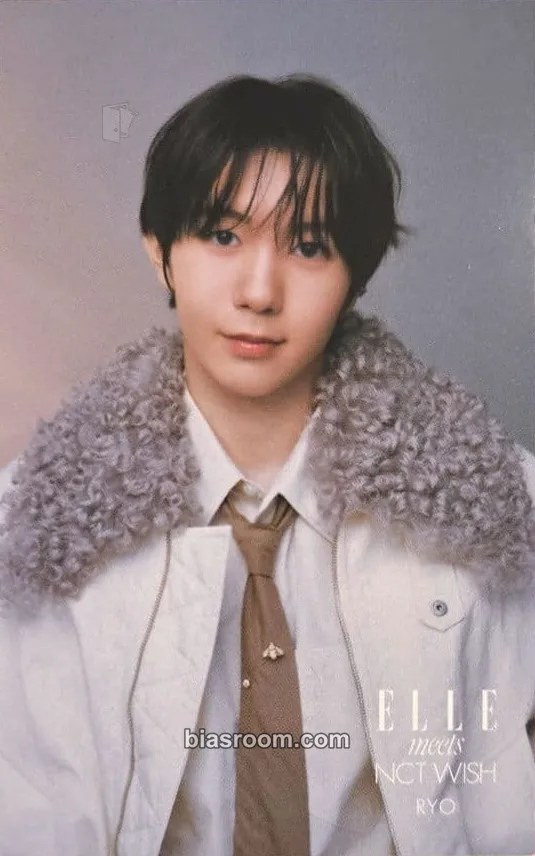 Ryo ELLE Japan Magazine February 2026 Photocard - NCT WISH - NCT WISH K-pop photocard