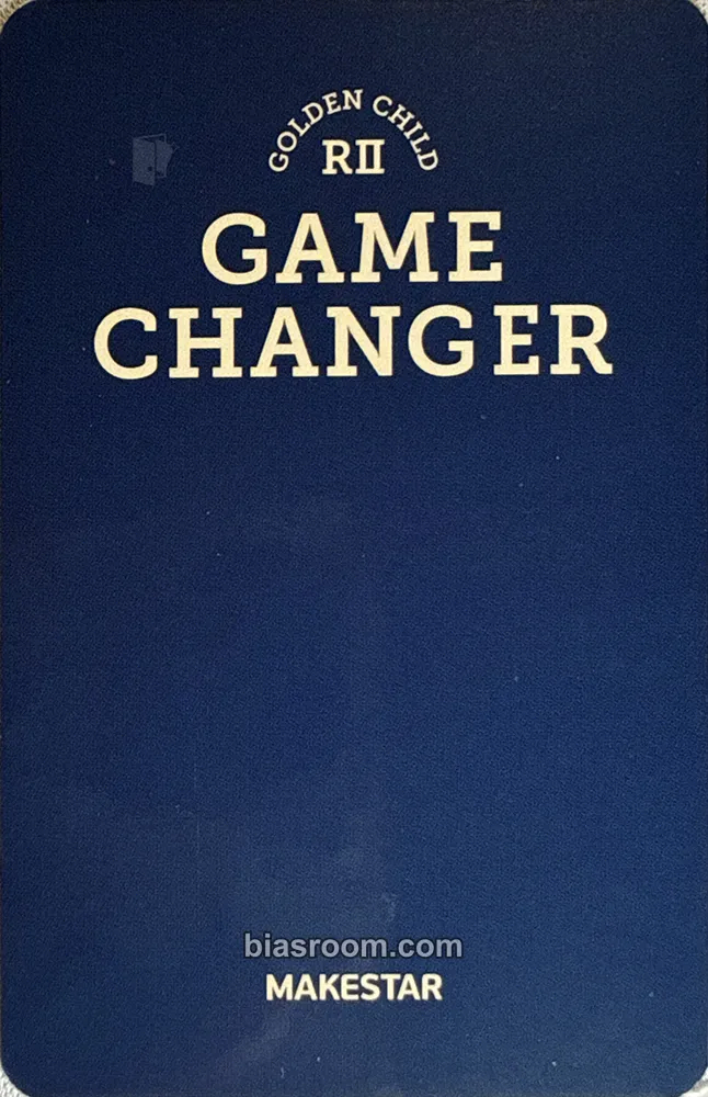 Y Game Changer Photocard - Golden Child | Bias Room