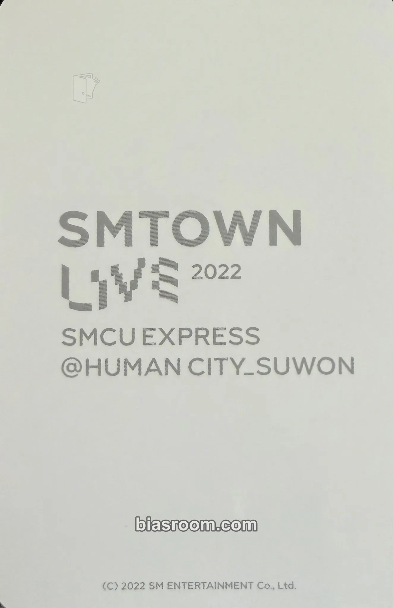 Haechan 2022 SMTOWN LIVE: SMCU EXPRESS Photocard - NCT | Bias Room