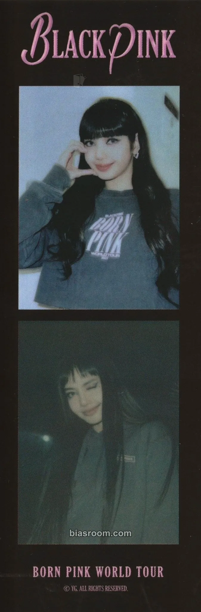 Lisa BORN PINK TOUR MD BACKSTAGE Photocard - BLACKPINK - BLACKPINK K-pop photocard