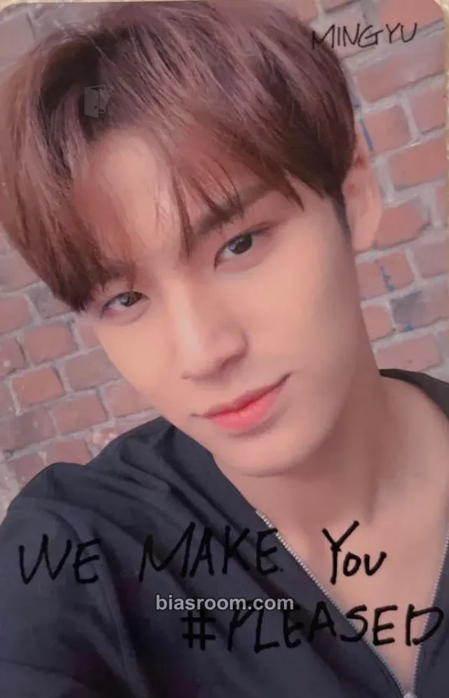 Mingyu SEVENTEEN We Make You K-pop photocard
