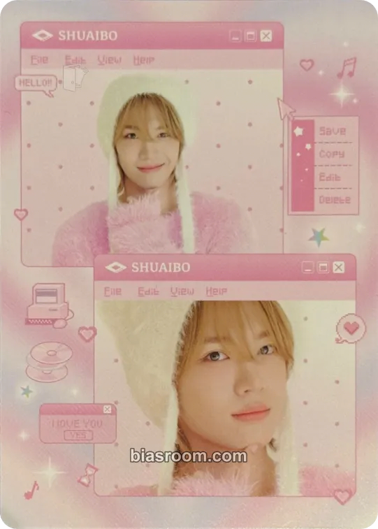 Shuaibo AHOF x Teleca MIIM Collection Card Photocard - AHOF - AHOF K-pop photocard