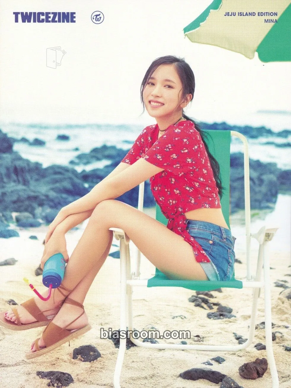 Mina TWICEZINE - Jeju Island Edition Photocard - TWICE - TWICE K-pop photocard