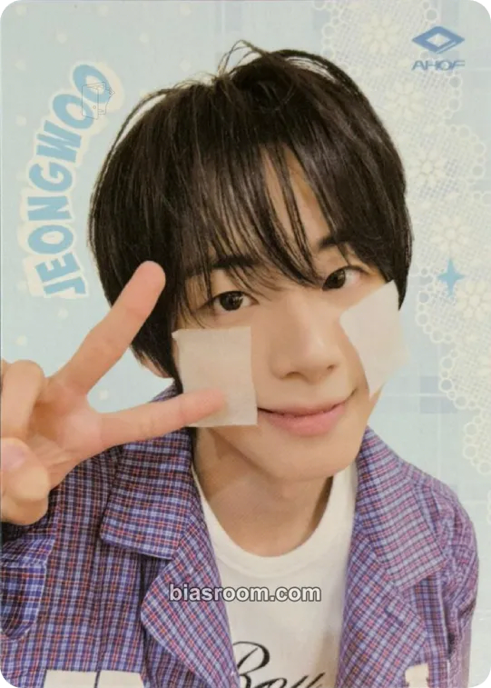 Jeongwoo AHOF x Teleca MIIM Collection Card Photocard - AHOF - AHOF K-pop photocard