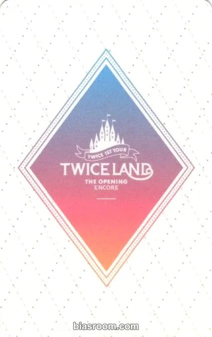 Dahyun Twiceland: The Opening [Encore] DVD & Blu-ray Photocard