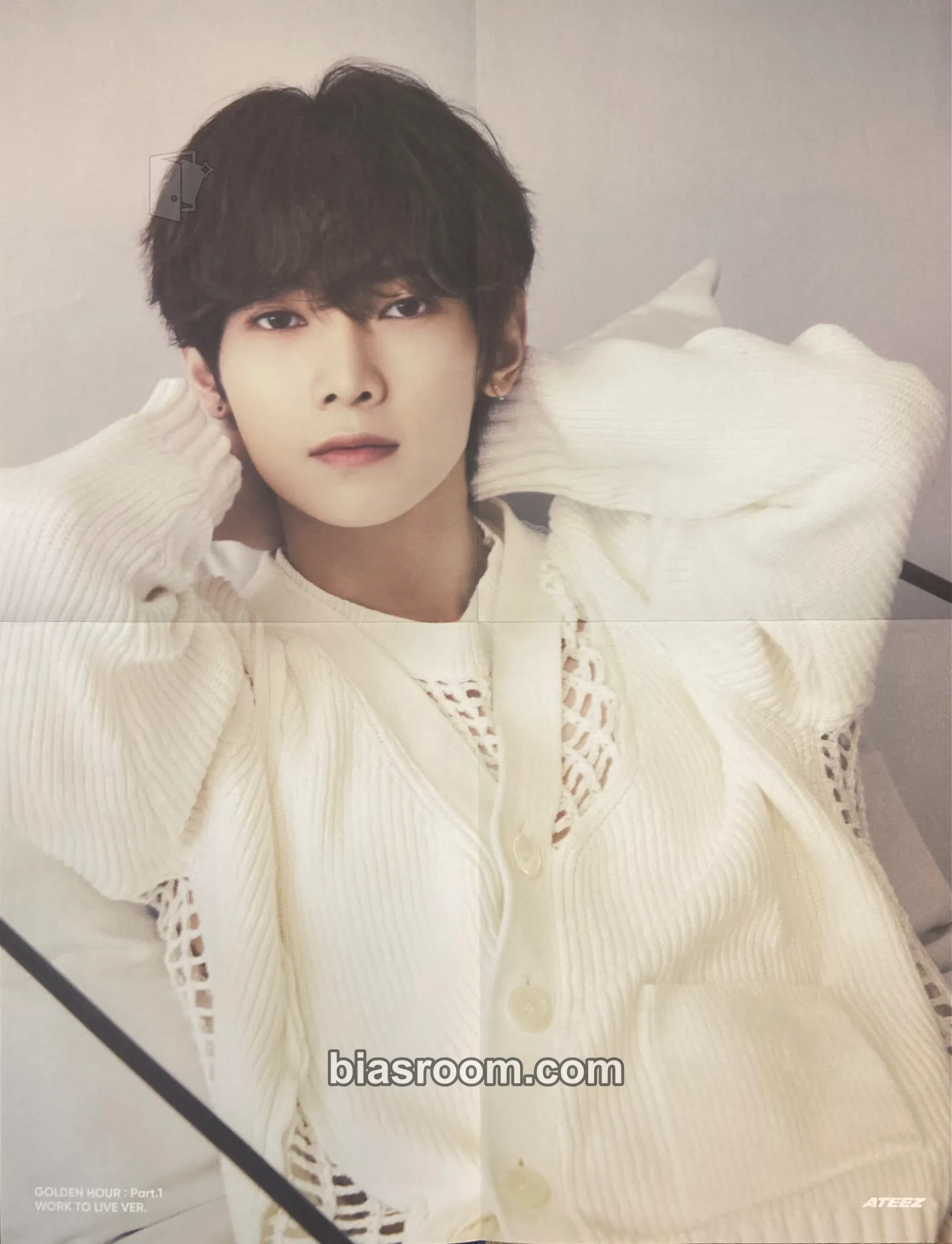 Yeosang Golden Hour : Part 1 Work to Live Ver. Photocard - ATEEZ - ATEEZ K-pop photocard