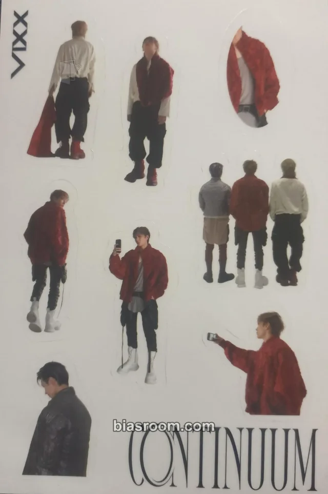 VIXX - Continuum Album album inclusion sticker sheet