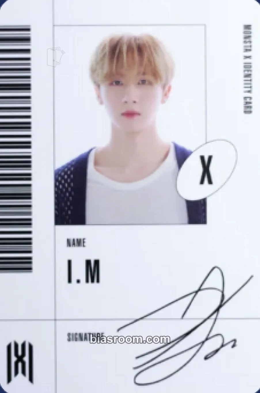 I.M Follow - Find You Photocard - MONSTA X - MONSTA X K-pop photocard