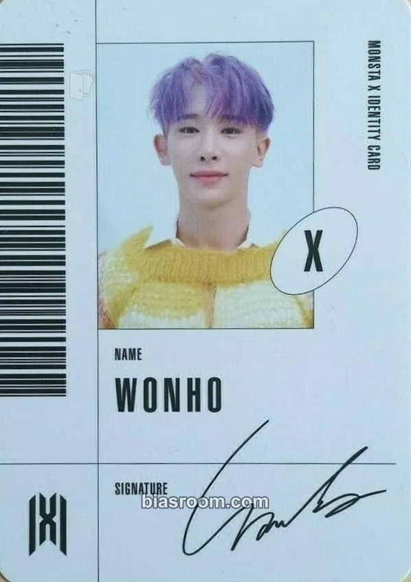 Wonho Follow - Find You Photocard - MONSTA X - MONSTA X K-pop photocard