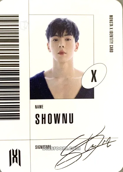 Shownu Follow - Find You Photocard - MONSTA X - MONSTA X K-pop photocard