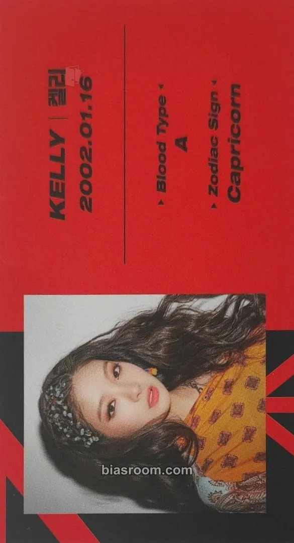Kelly TRI.BE Da Loca Photocard - TRI.BE - TRI.BE K-pop photocard