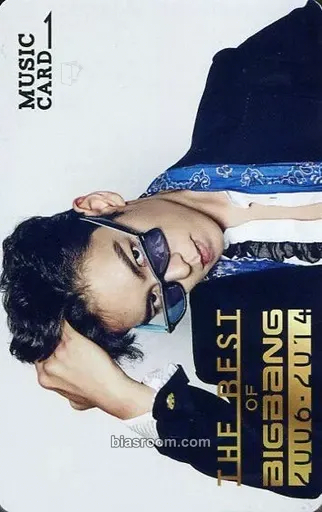 T.O.P The Best of BigBang 2006–2014 Photocard - BIGBANG - BIGBANG K-pop photocard