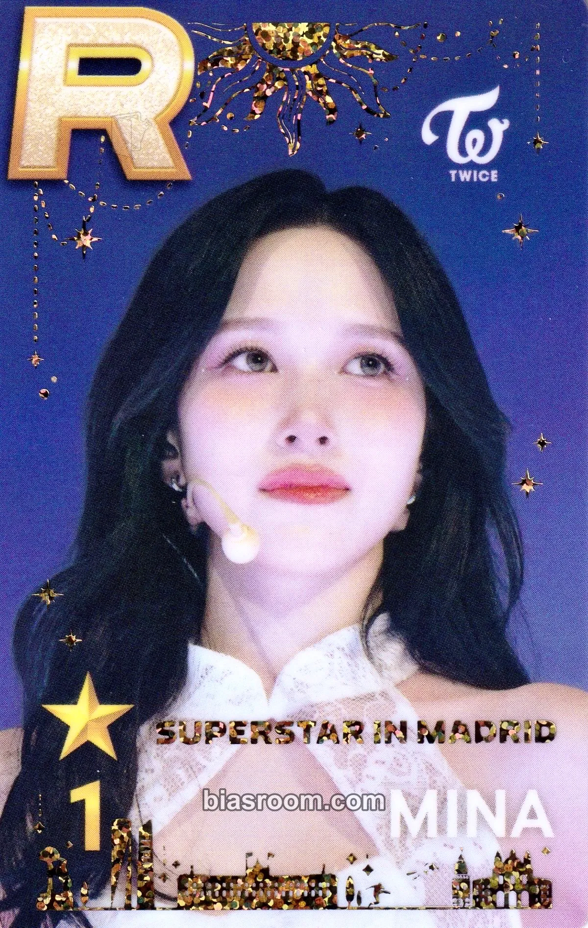 Mina TWICE x SuperStar JYPNATION Photocard - TWICE - TWICE K-pop photocard