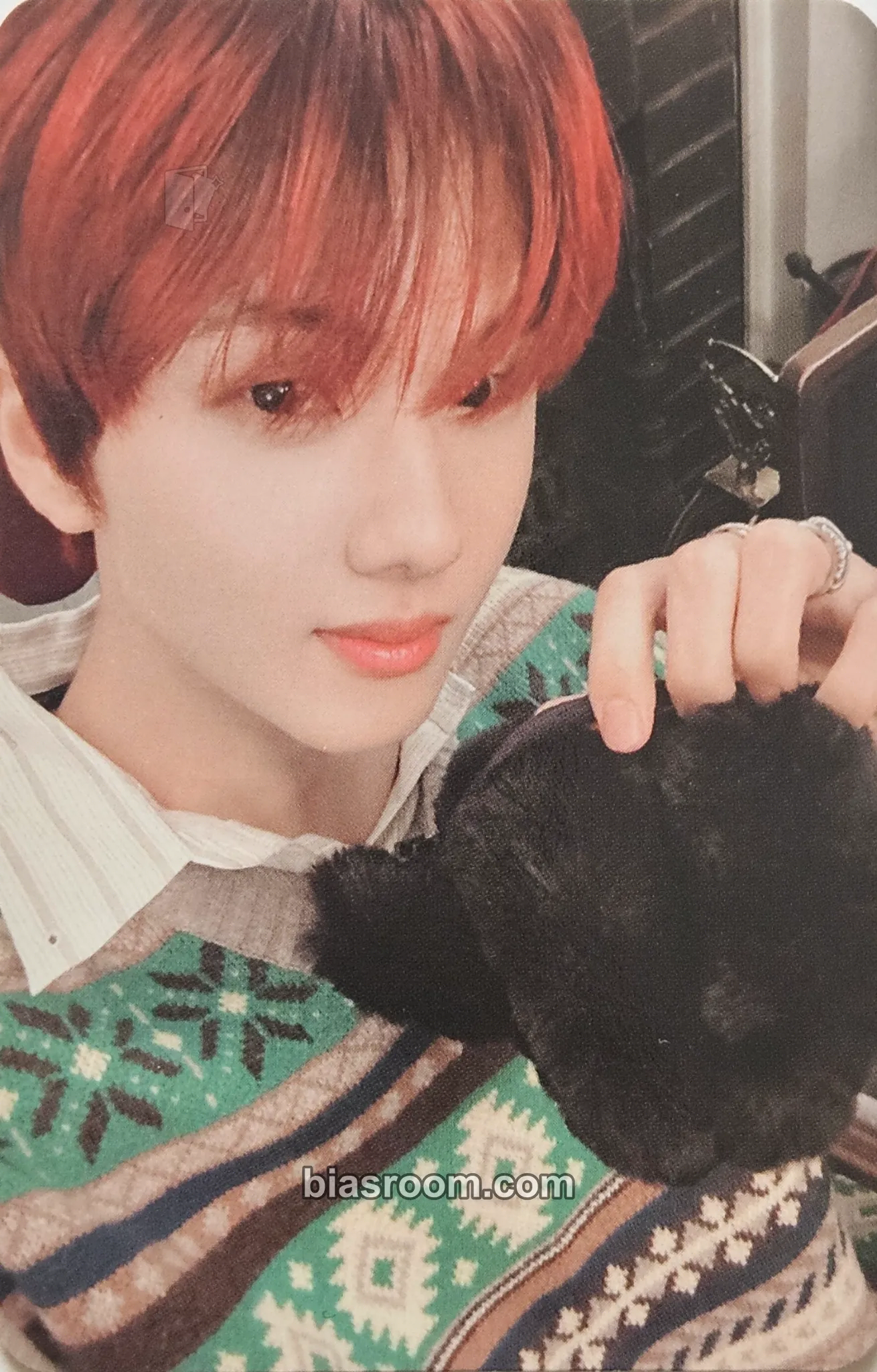 Jisung Pink Christmas 2022 Photocard - NCT - NCT K-pop photocard