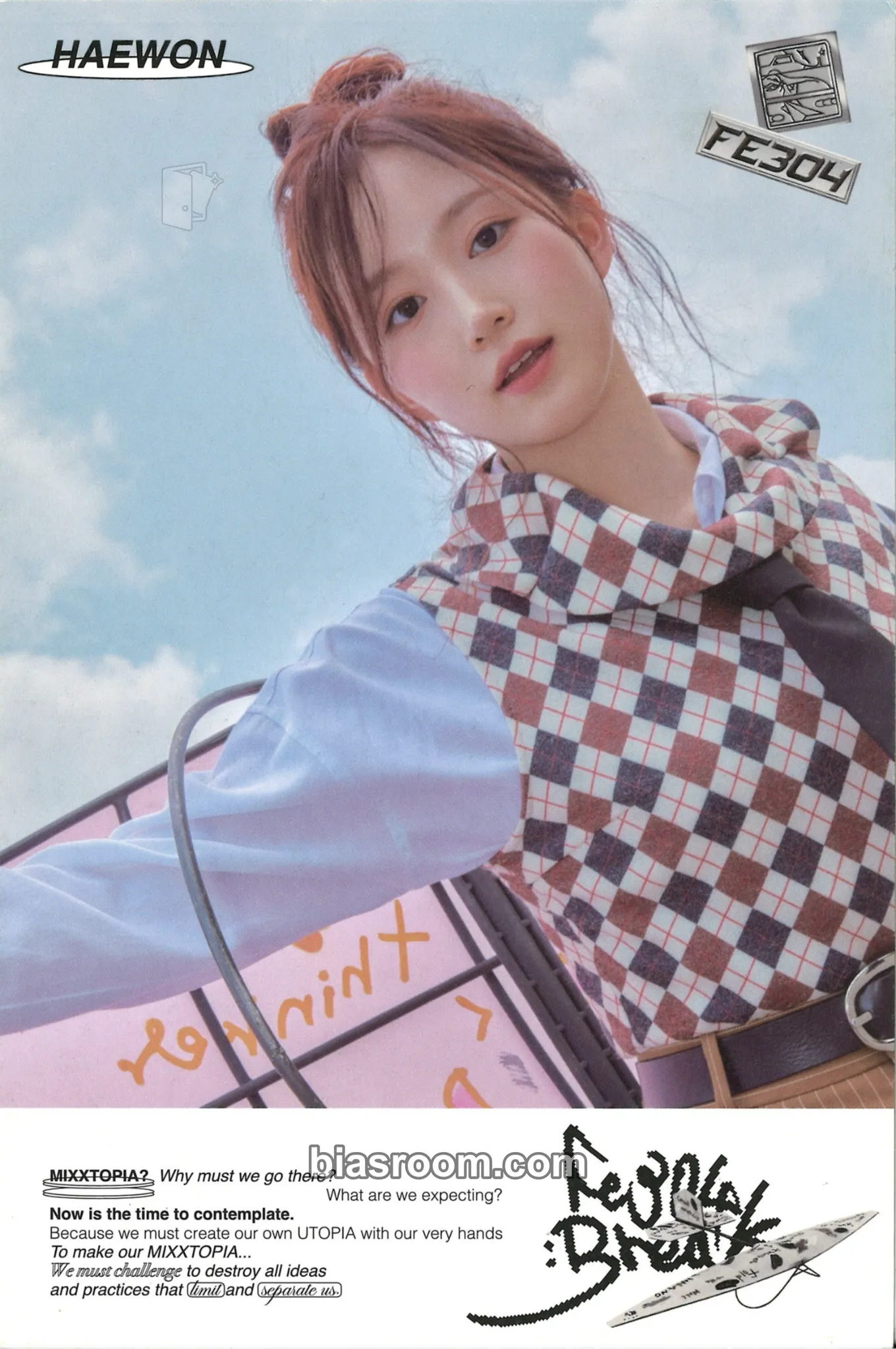 Haewon Fe3O4: BREAK Photocard - NMIXX - NMIXX K-pop photocard