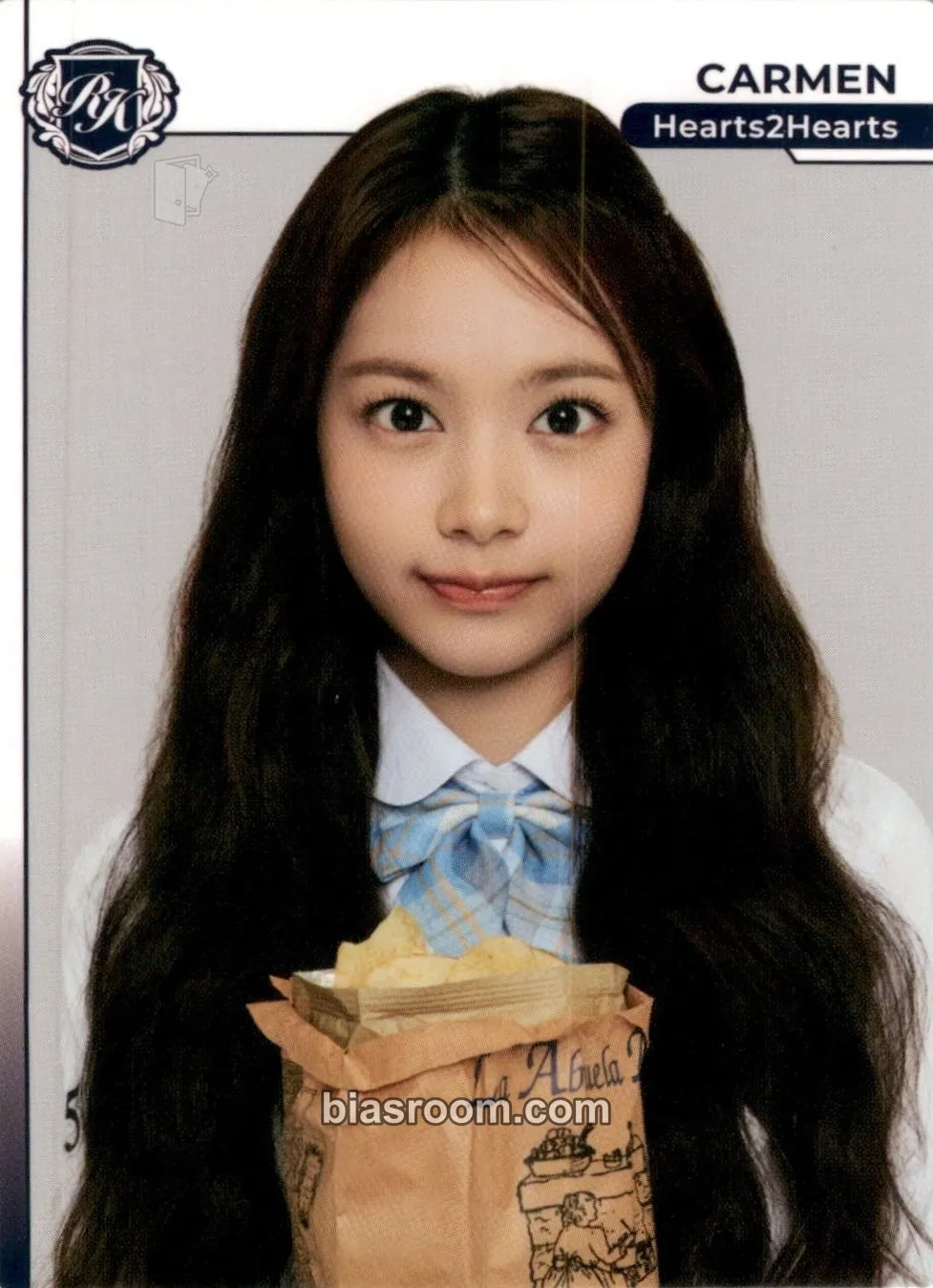 Carmen TELECA 2025 Kpop Rookie Photocard - Hearts2Hearts - Hearts2Hearts K-pop photocard