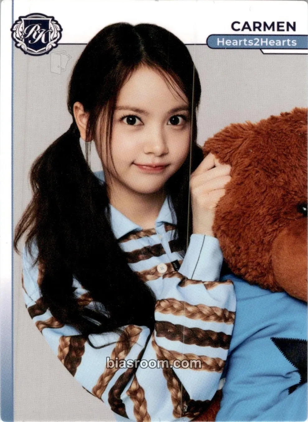 Carmen TELECA 2025 Kpop Rookie Photocard - Hearts2Hearts - Hearts2Hearts K-pop photocard