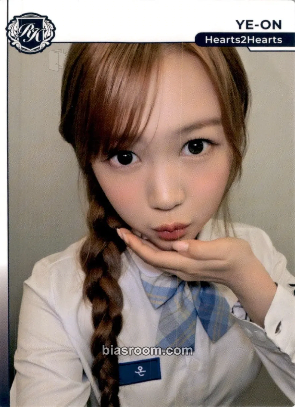 Ye-on TELECA 2025 Kpop Rookie Photocard - Hearts2Hearts - Hearts2Hearts K-pop photocard