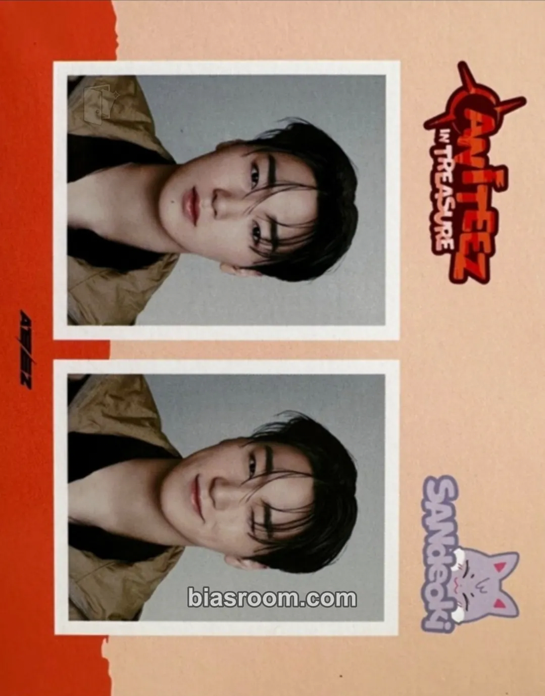 San ANITEEZ IN TREASURE Photocard - ATEEZ - ATEEZ K-pop photocard