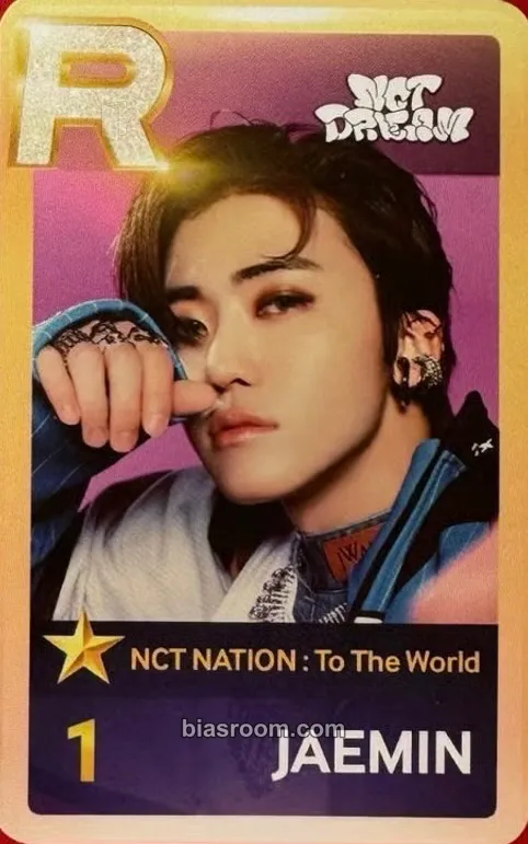 Jaemin NCT NATION: To The World Photocard - NCT - NCT K-pop photocard