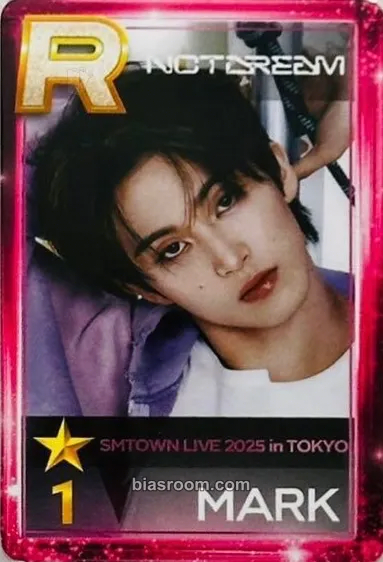 Mark SMTOWN LIVE 2025 - The Culture, The Future Photocard - NCT - NCT K-pop photocard