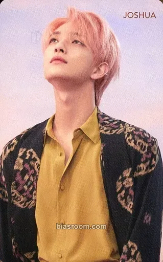 Joshua Fallin' Flower Photocard - SEVENTEEN - SEVENTEEN K-pop photocard