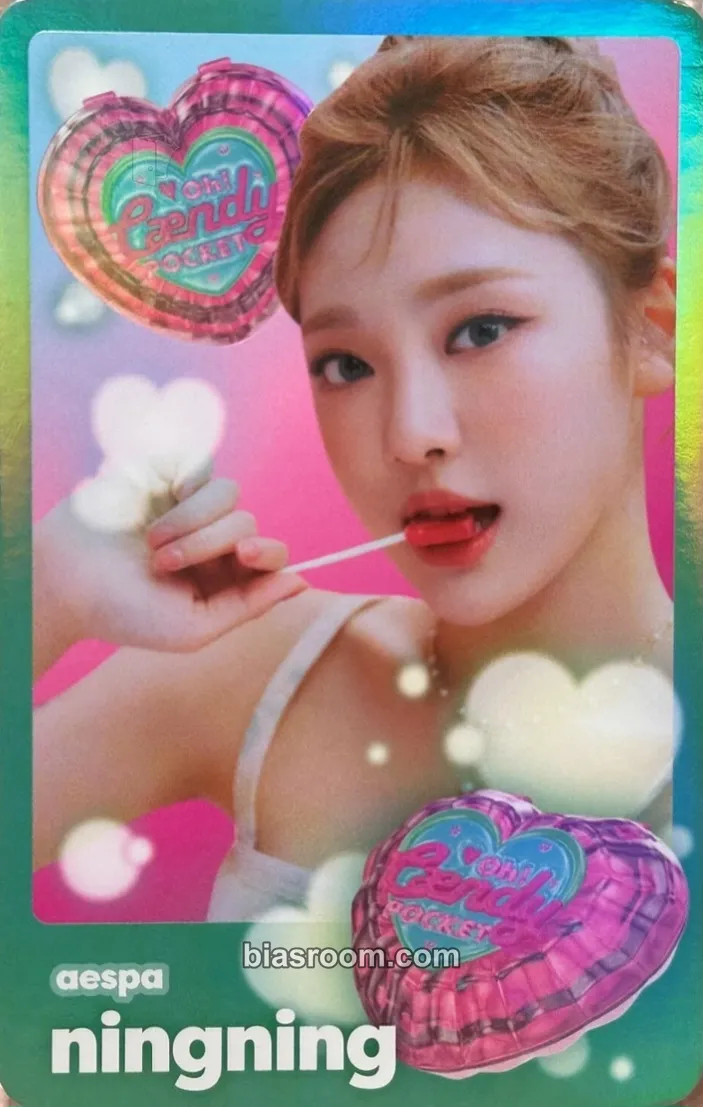 Ningning Oh! Caendy Pocket MD Photocard - aespa - aespa K-pop photocard