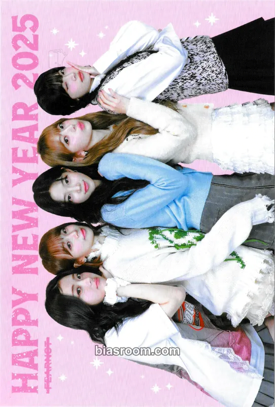 2024 FEARNOT Membership Kit Photocard - LE SSERAFIM - LE SSERAFIM K-pop photocard