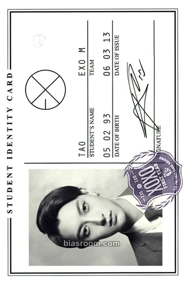 EXO - Tao - XOXO Album album photocard korean album chinese album