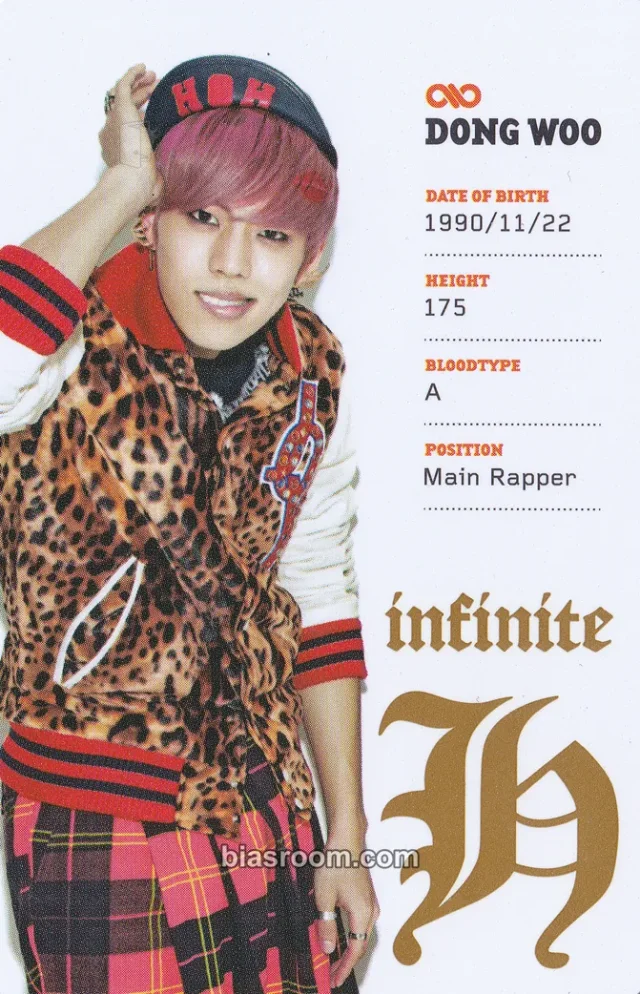 INFINITE - Dongwoo - Fly High Album album photocard foil card