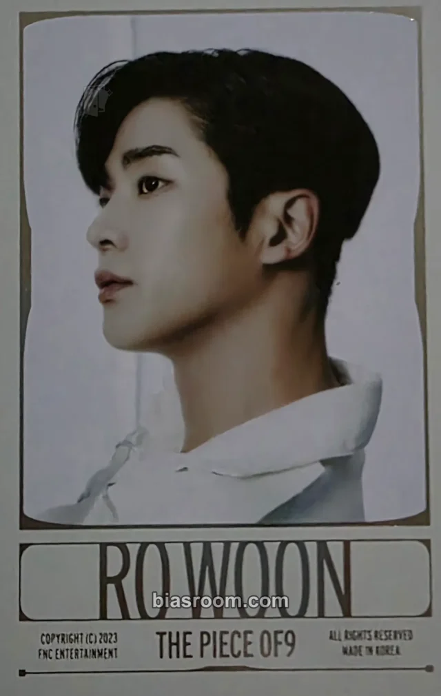 SF9 - Rowoon - THE PIECE OF9 Album concept version album photocard