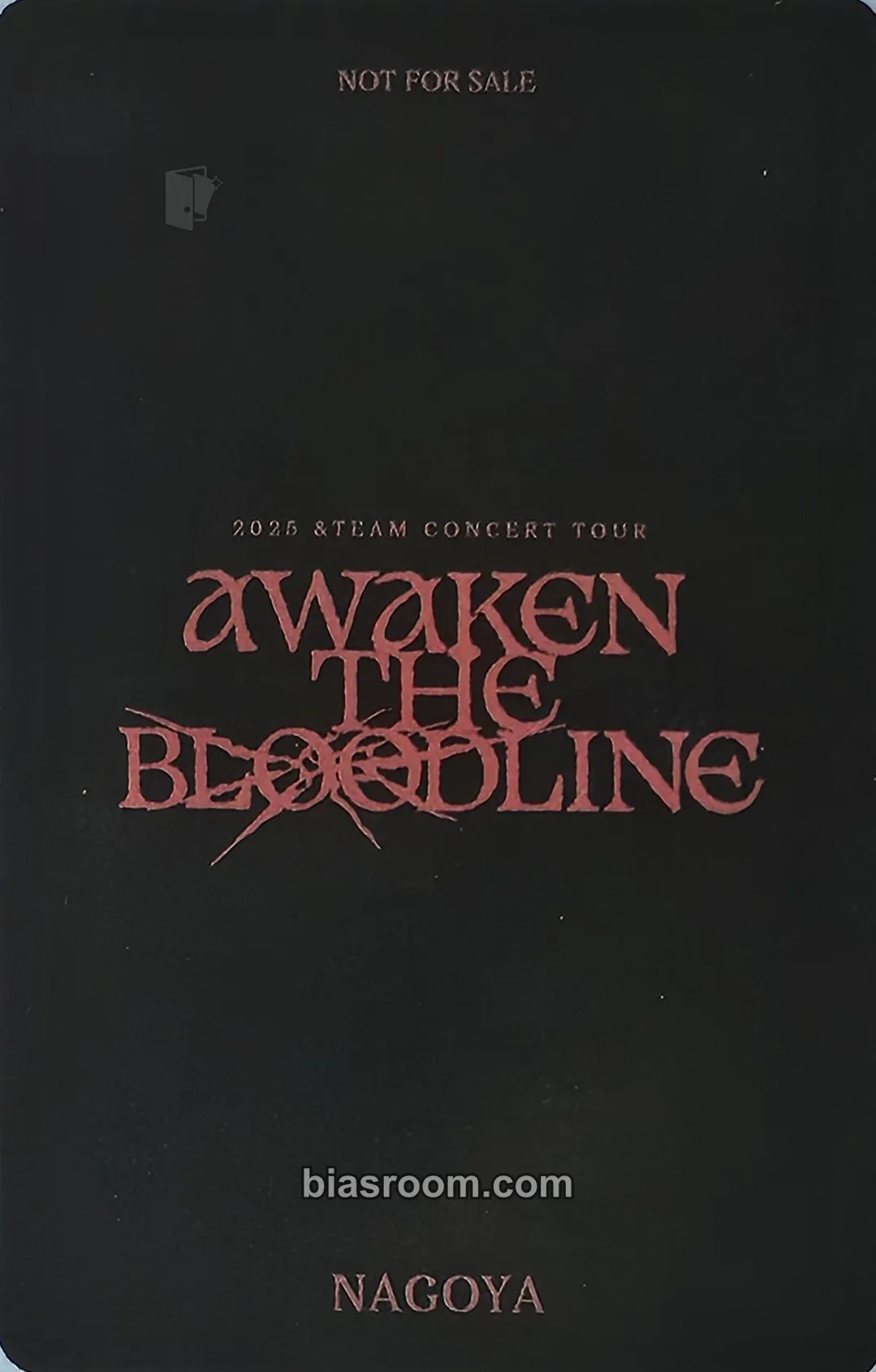 Fuma AWAKEN THE BLOODLINE (Asia Tour) Photocard - &TEAM | Bias Room