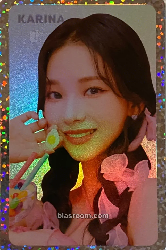 Karina Oh! Caendy Pocket MD Photocard - aespa - aespa K-pop photocard