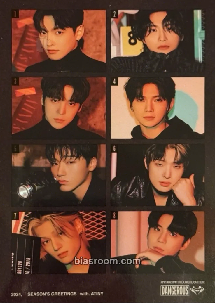 2024 Season's Greetings - Atiny Detective Agency Photocard - ATEEZ - ATEEZ K-pop photocard