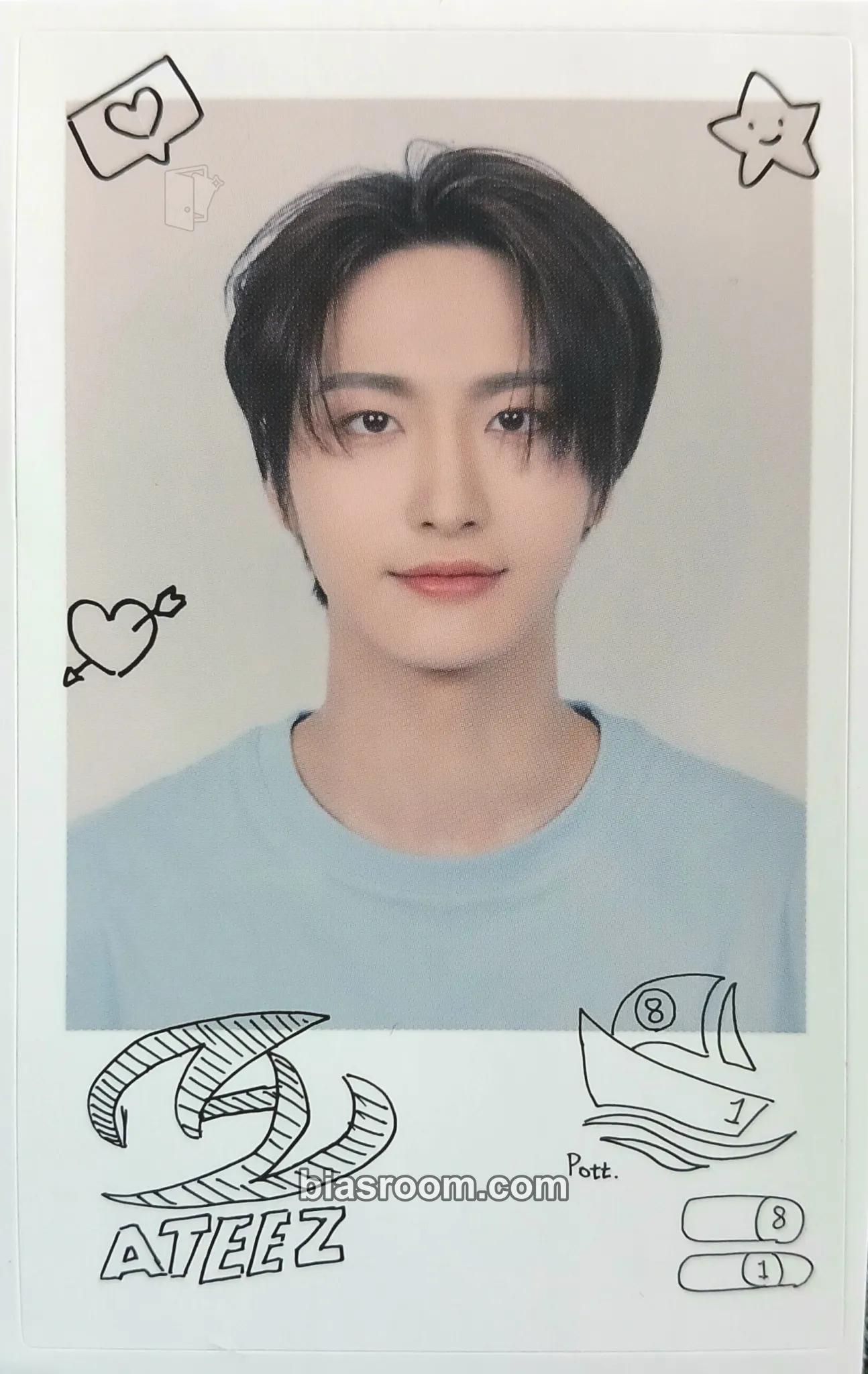 Seonghwa POTT × ATEEZ Photocard - ATEEZ - ATEEZ K-pop photocard