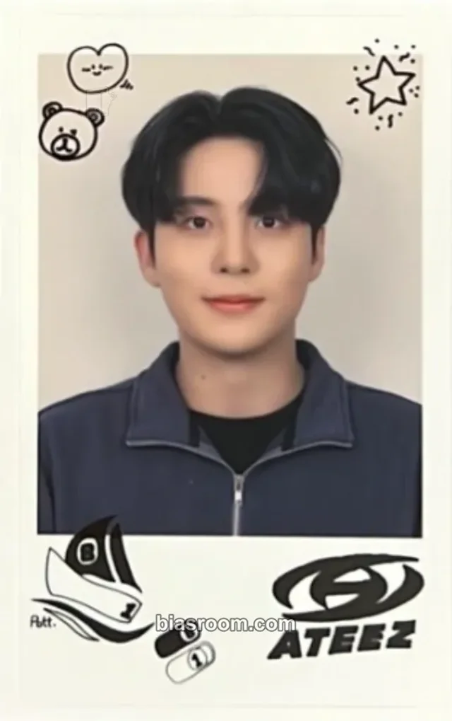 ATEEZ - Jongho - POTT x ATEEZ Other 2023 version round 1 polaroid sticker