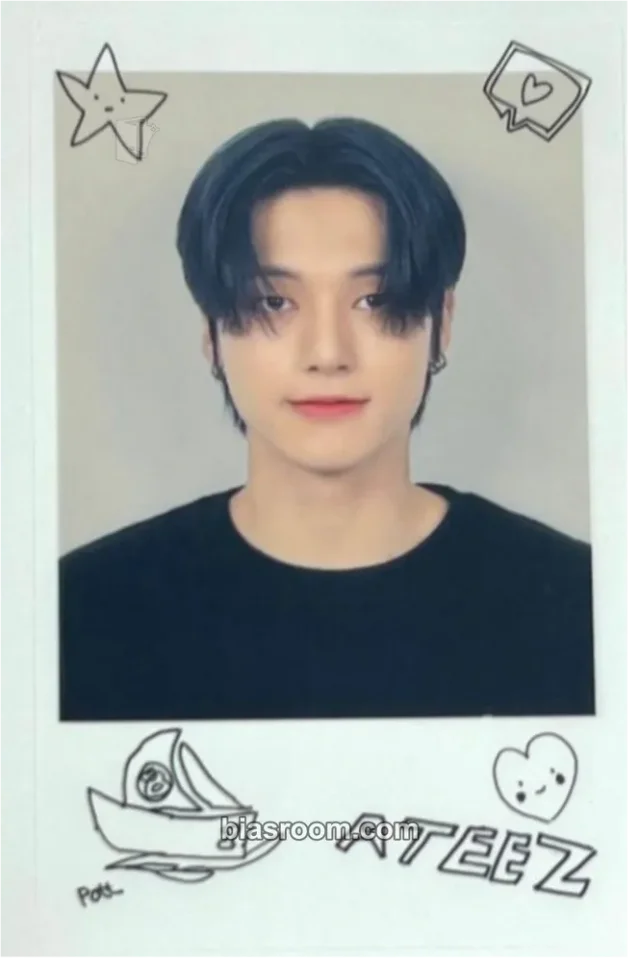 ATEEZ - Wooyoung - POTT x ATEEZ Other 2023 version round 1 polaroid sticker