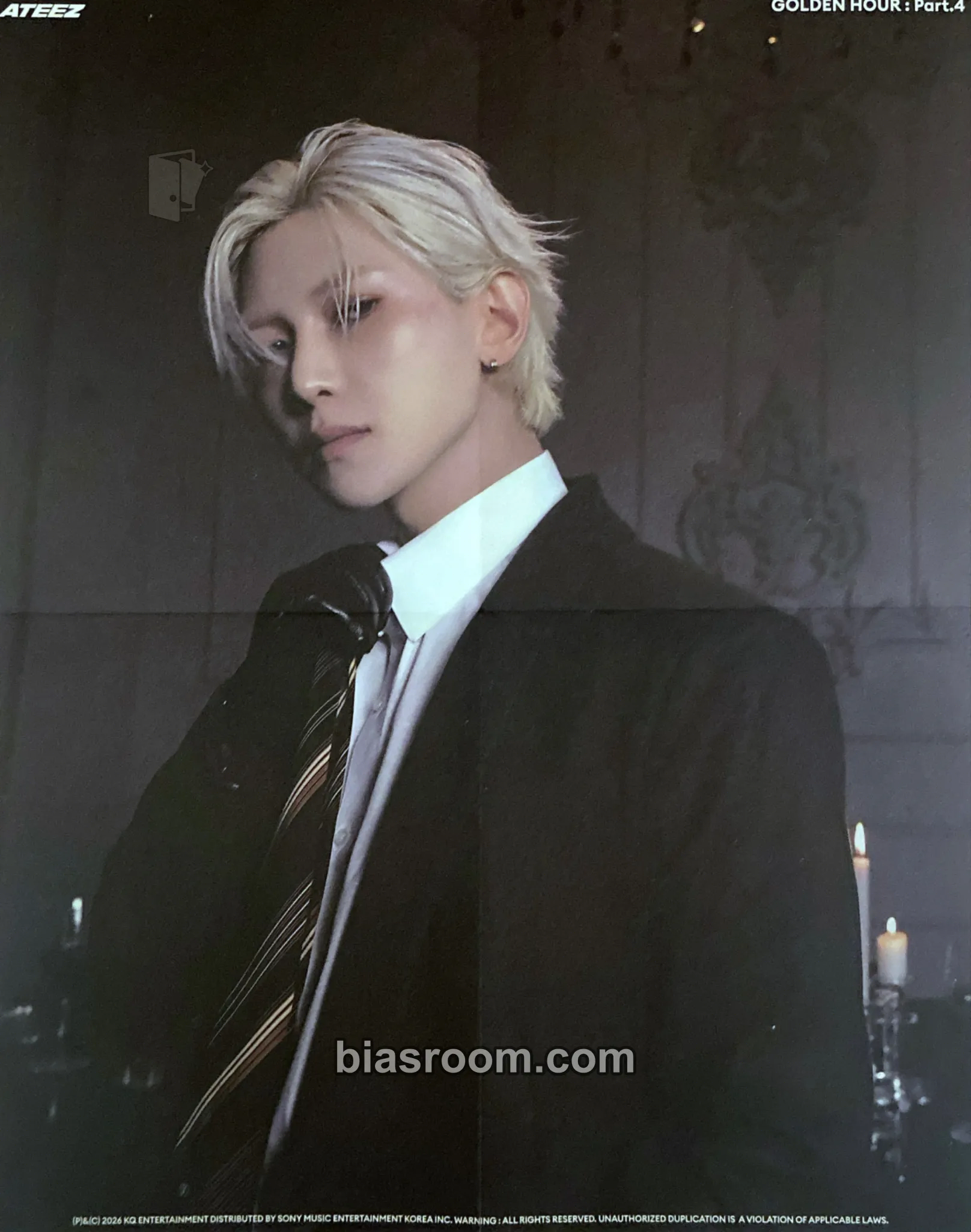 Yeosang GOLDEN HOUR : Part.4 Photocard - ATEEZ - ATEEZ K-pop photocard