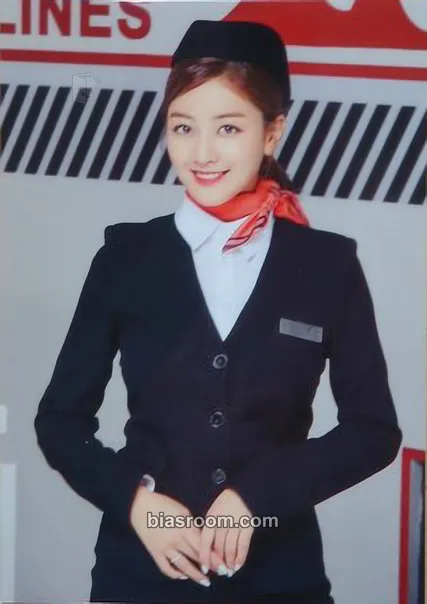 Jihyo 2019 Japan Season's Greetings "TWICE AIRLINES" Photocard - TWICE - TWICE K-pop photocard