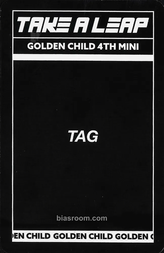TAG Take A Leap Photocard - Golden Child | Bias Room