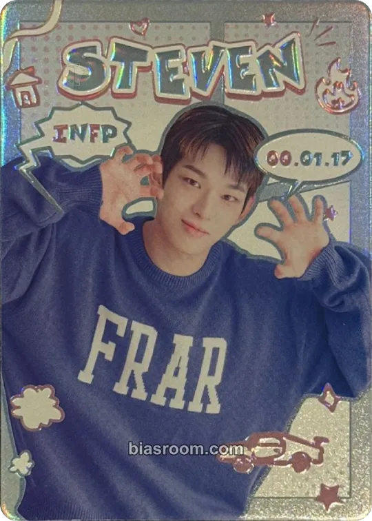 Steven AHOF x Teleca MIIM Collection Card Photocard - AHOF - AHOF K-pop photocard