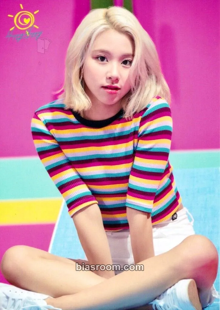 Chaeyoung Happy Happy Photocard - TWICE - TWICE K-pop photocard