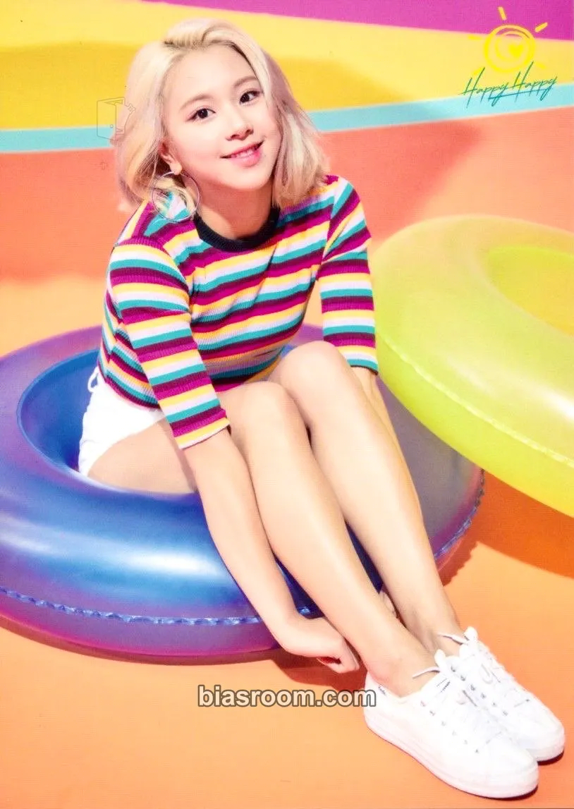 Chaeyoung Happy Happy Photocard - TWICE - TWICE K-pop photocard