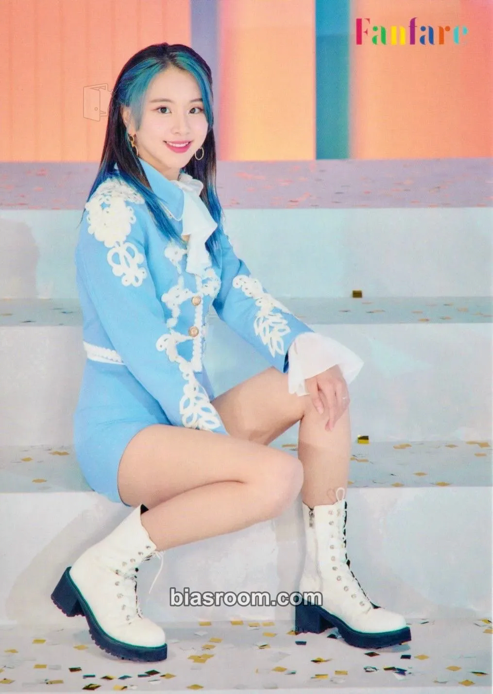 Chaeyoung Fanfare Photocard - TWICE - TWICE K-pop photocard