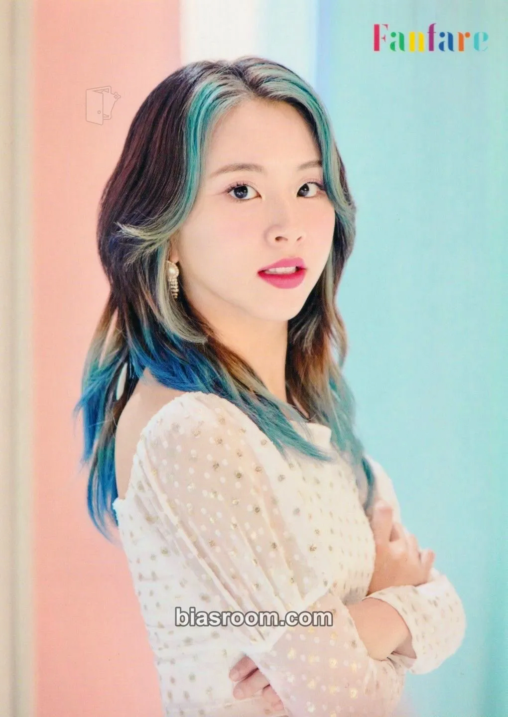 Chaeyoung Fanfare Photocard - TWICE - TWICE K-pop photocard