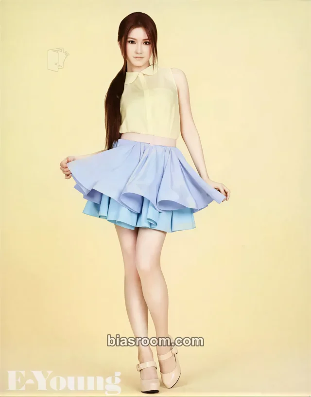 After School - E-Young - Lady Luck/Dilly Dally Album album photocard