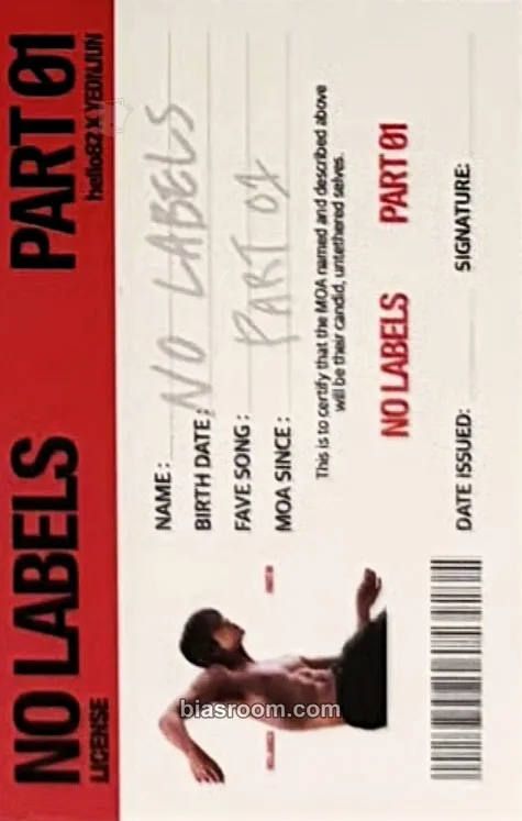 Yeonjun NO LABELS: PART 01 Photocard - TOMORROW X TOGETHER - TOMORROW X TOGETHER K-pop photocard