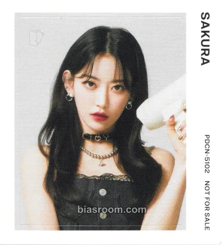 Sakura UNFORGIVEN (Japanese Ver) Photocard - LE SSERAFIM - LE SSERAFIM K-pop photocard