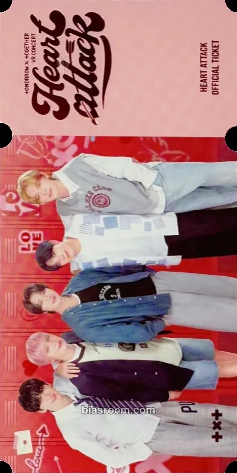 Heart Attack: VR Concert Photocard - TOMORROW X TOGETHER - TOMORROW X TOGETHER K-pop photocard