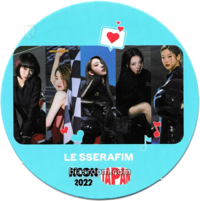 LE SSERAFIM - Miscellaneous Performances & Events (2022 - Present) Event coaster